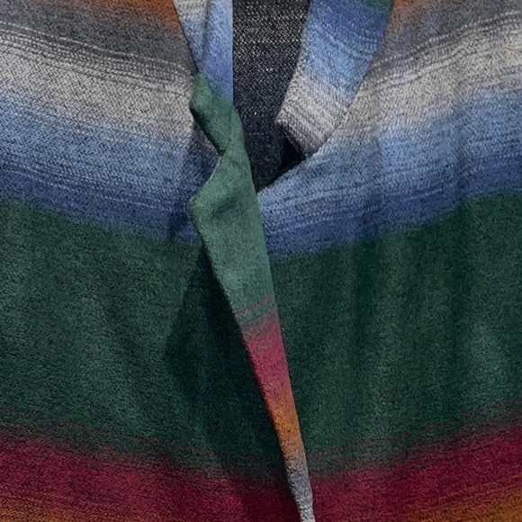 Vintage Chad Stevens Striped Blazer Jewel Tones Made in USA Medium Large Jacket - Picture 5 of 10